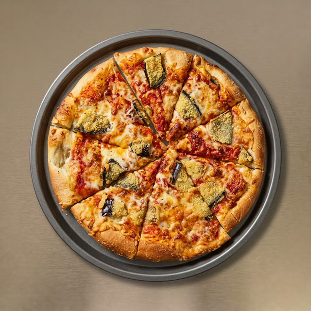 (Sm) Eggplant Pizza.